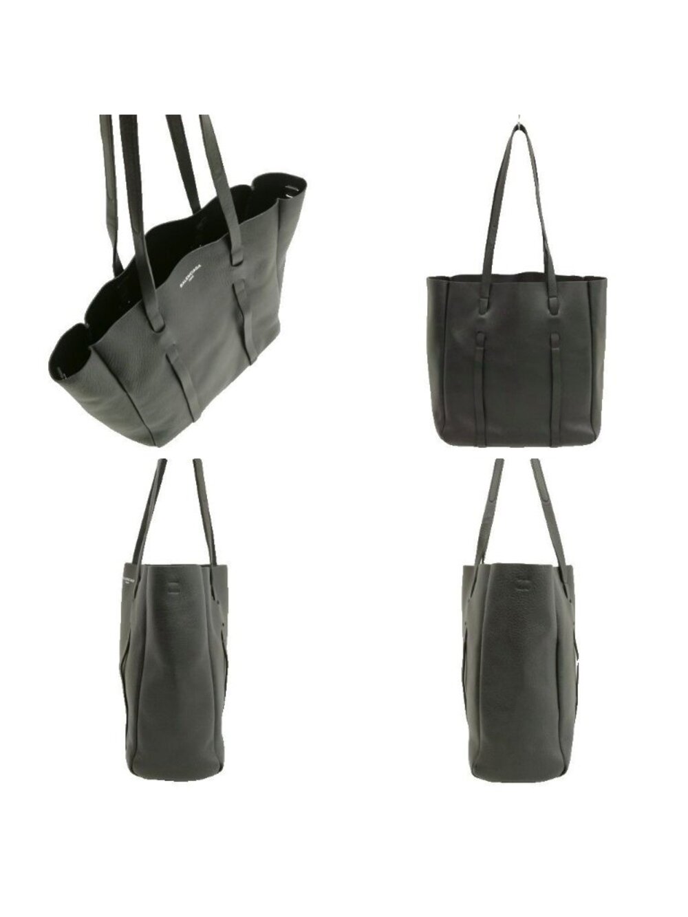Balenciaga Everyday Tote XS Leather Shoulder Bag Black - Picture 4 of 9